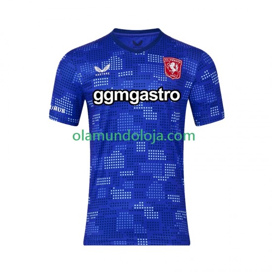 Camisola Twente Homem Equipamento Segundo 2025-2026 Manga Curta